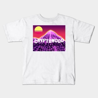 Hollywood, Crypto Currency, Bitcoin, Blockchain Kids T-Shirt